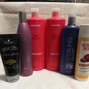 Bundle of salon hair care products